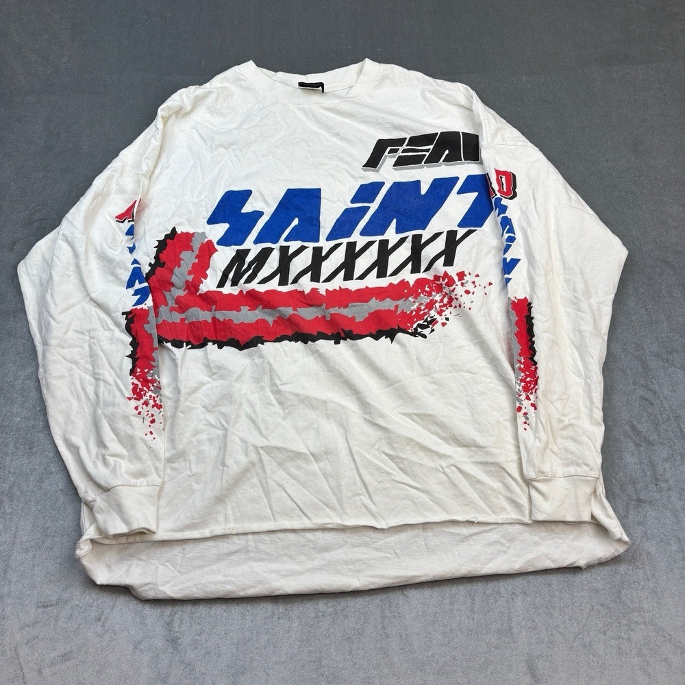 SAINT Mxxxxxx Long-Sleeve Moto Mens Size‎ large